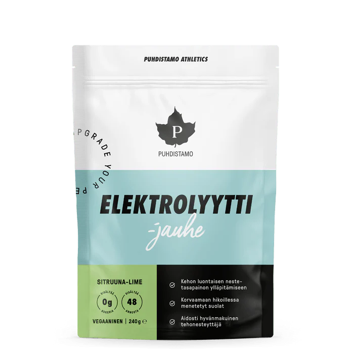 Elektrolyyttijauhe - Sitruuna-Lime 120 g / 240 g - Image 2