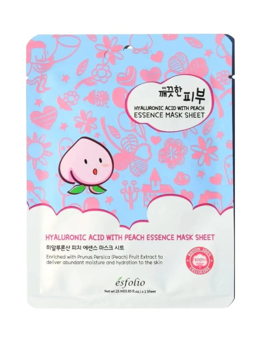 Esfolio Pure Skin Hyaluronic Adic Essence kangasnaamio 1 kpl