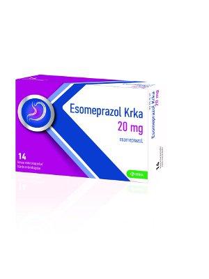 Esomeprazol Krka 20 mg Enterokaps, Kova
