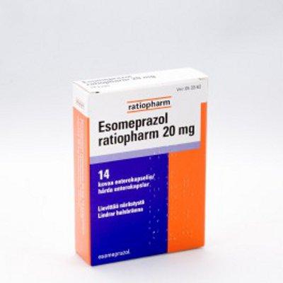 Esomeprazol Ratiopharm 20 mg Enterokapseli, Kova