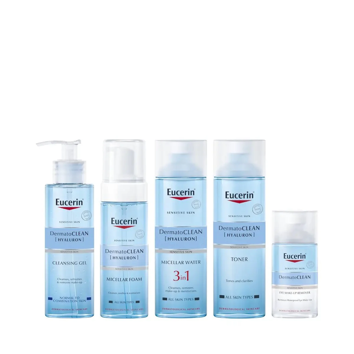 Eucerin DermatoCLEAN [HYALURON] 3 in 1 Micellar Water Puhdistusvesi - Image 4