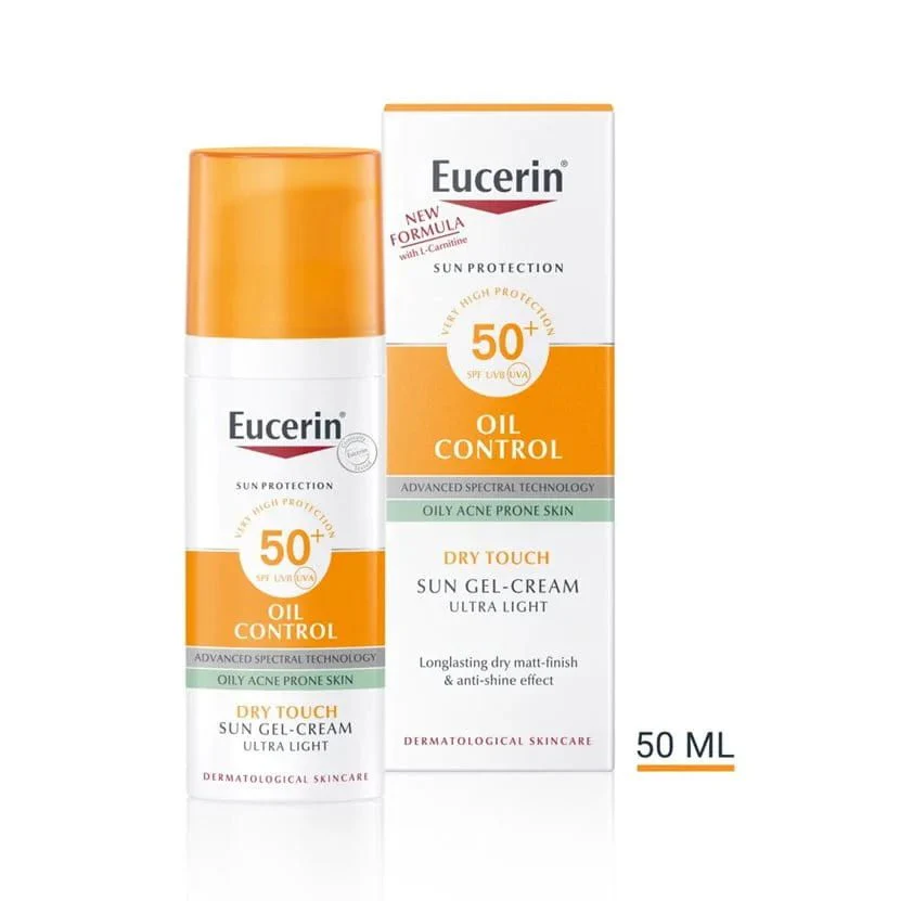 Eucerin Sun Gel-Cream Oil Control SPF 50+ 50 ml - Image 2