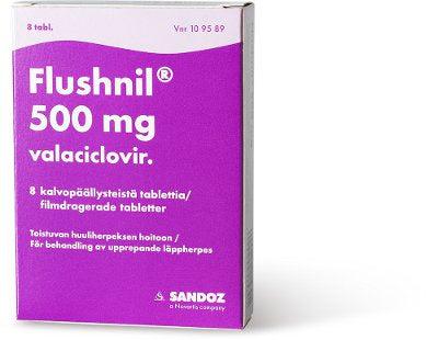 Flushnil 500 mg Tabl, Kalvopääll