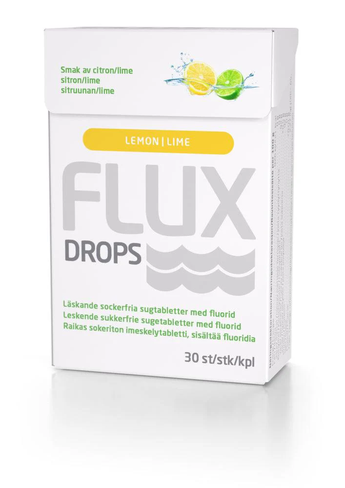 Flux Drops Imeskelytabletti Sitruuna-Lime