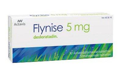 Flynise 5 mg Tabl, Kalvopääll