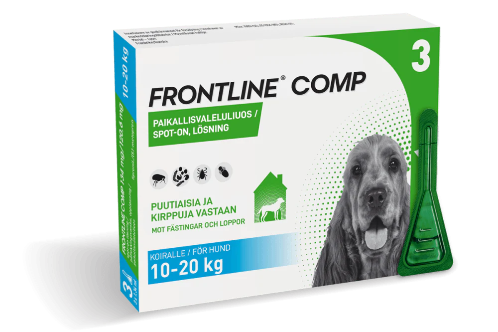 Frontline Comp Vet Paikallisvaleluliuos Koirille - Image 2