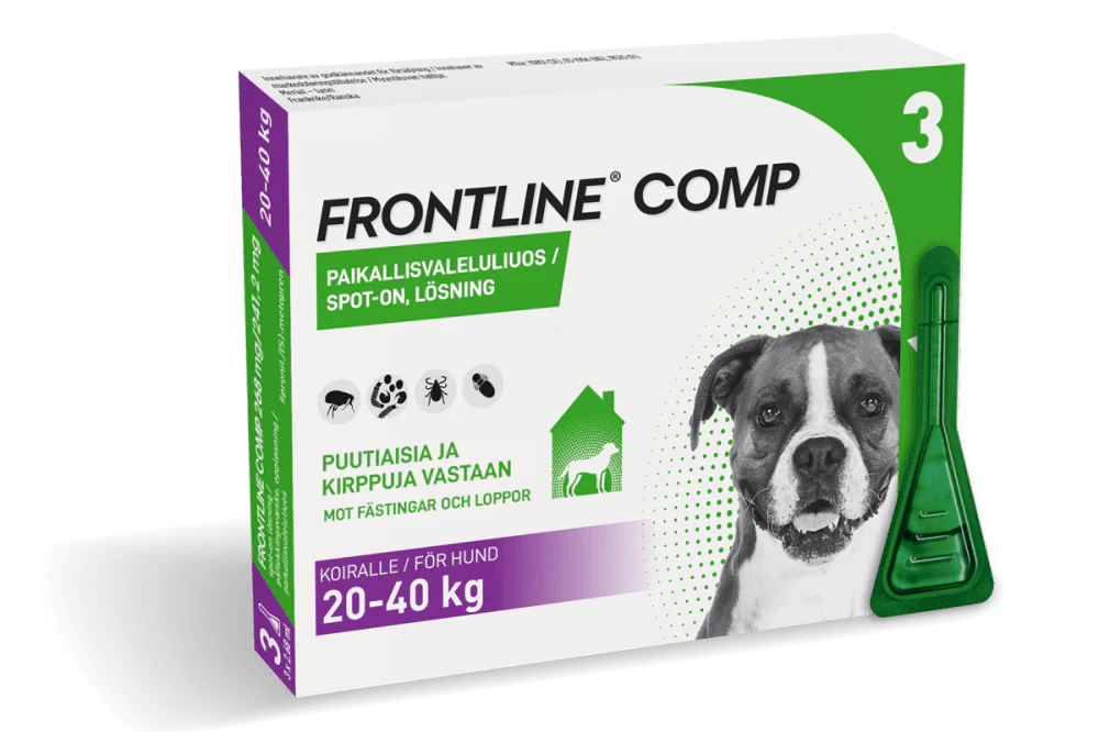 Frontline Comp Vet Paikallisvaleluliuos Koirille - Image 3
