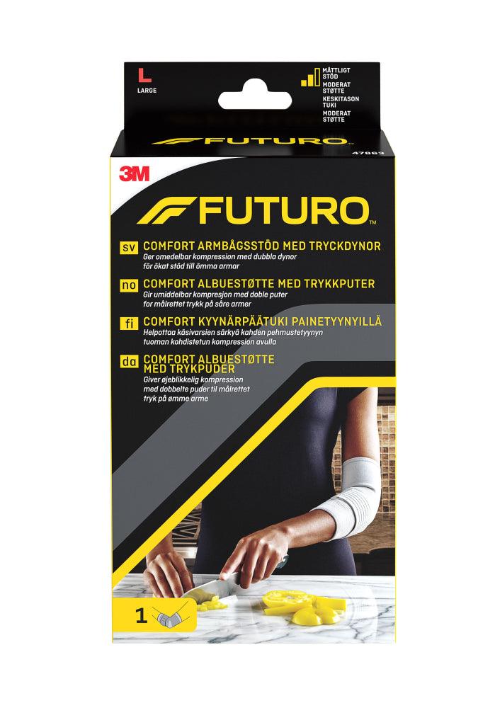 Futuro Comfort Kyynärpäätuki, L Painetyynyillä, 47863Nor