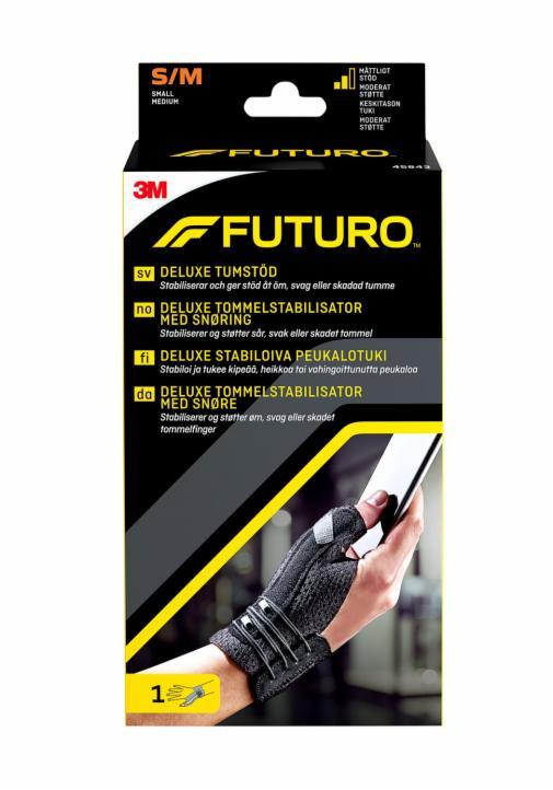 Futuro Deluxe Peukalotuki, Musta S/M 45843