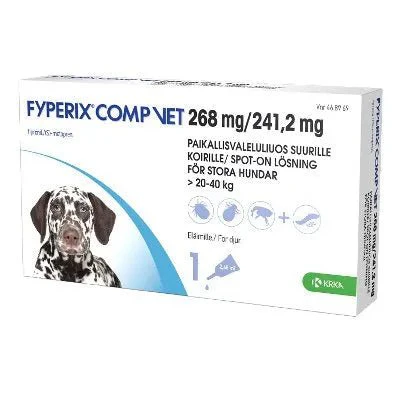 Fyperix Comp Vet 241,2 mg/268 mg Paikallisvaleluliuos Suurille Koirille - Image 2