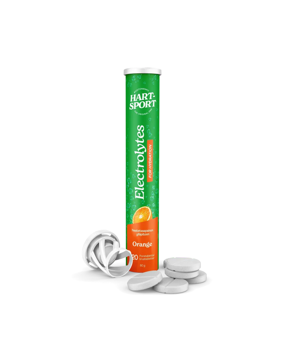 Hart-Sport Electrolytes Poretabletti appelsiini 20 kpl