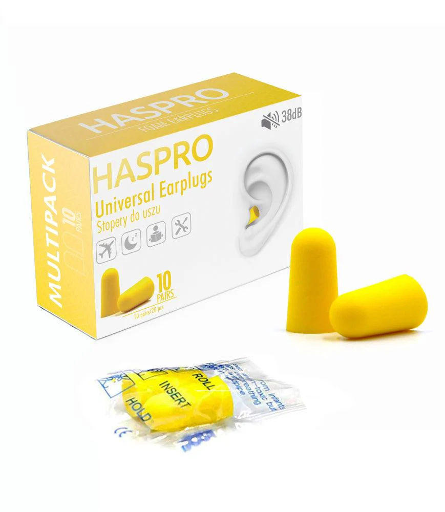 Haspro Universal Korvatulpat Keltainen