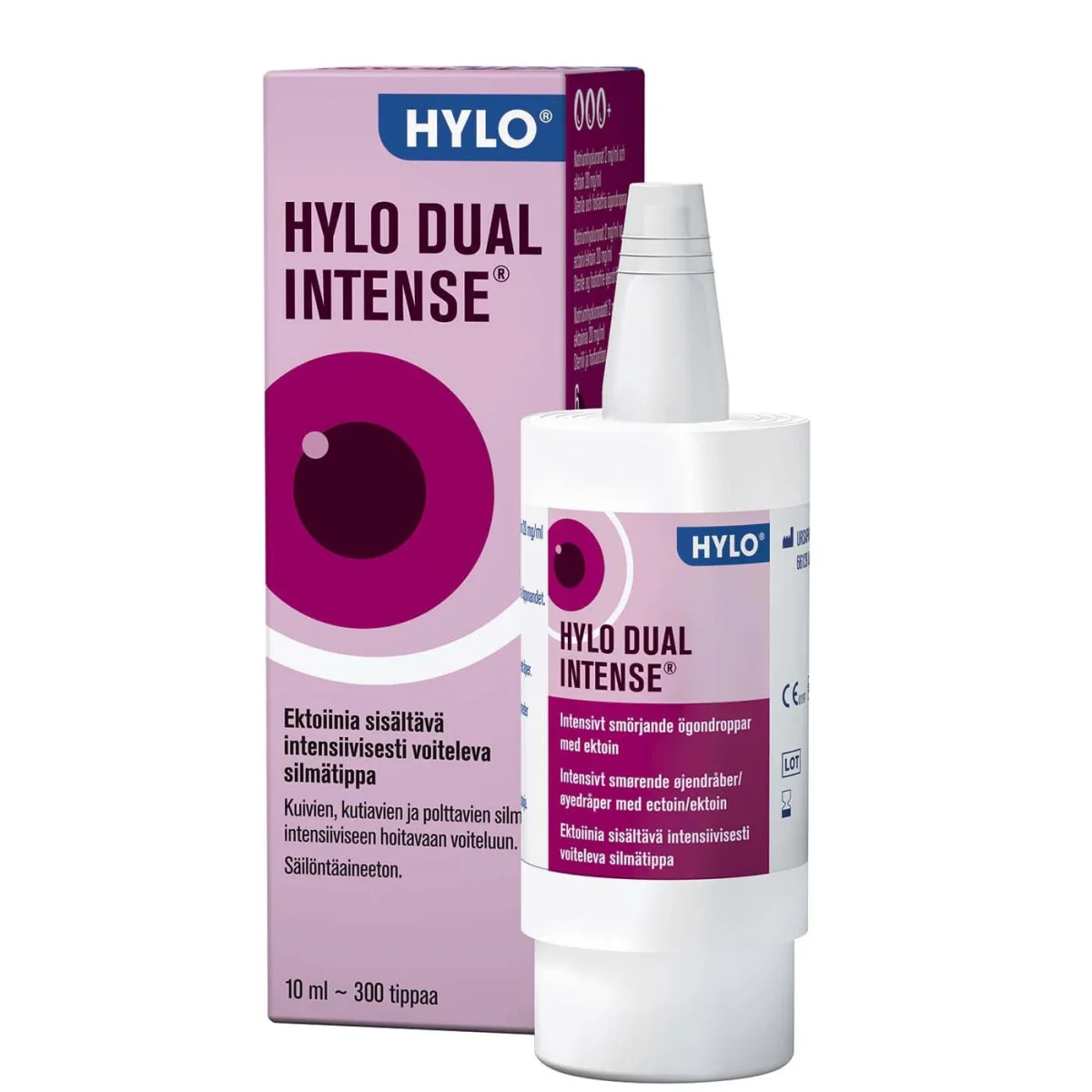 HYLO Dual Intense Silmätipat 10 ml, Erittäin kuivat & ärtyneet silmät