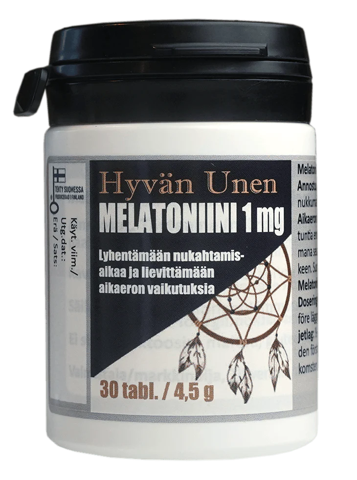 Hyvän Unen Melatoniini 1 mg - Image 3