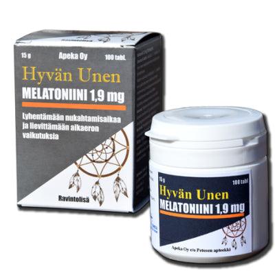 Hyvän Unen Melatoniini 1,9 mg - Image 2