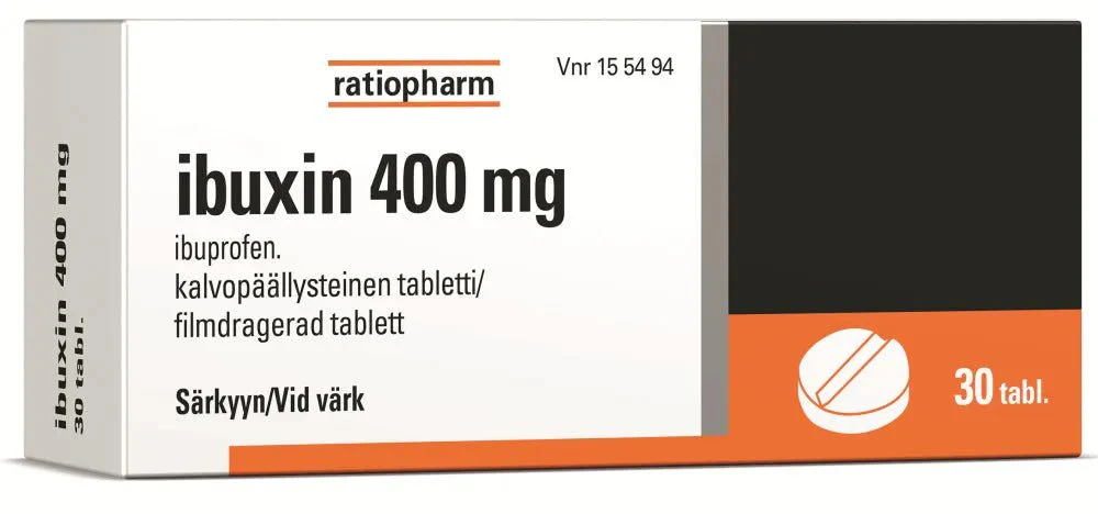 Ibuxin 400 mg Tabl, Kalvopääll - Image 4