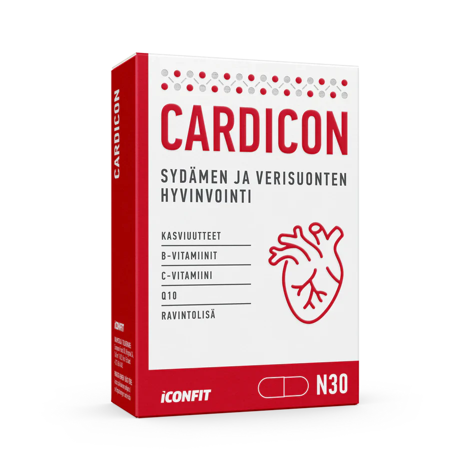ICONFIT Cardicon 30 kaps - Sydämen ja verisuonten hyvinvoinnin varmistamiseksi
