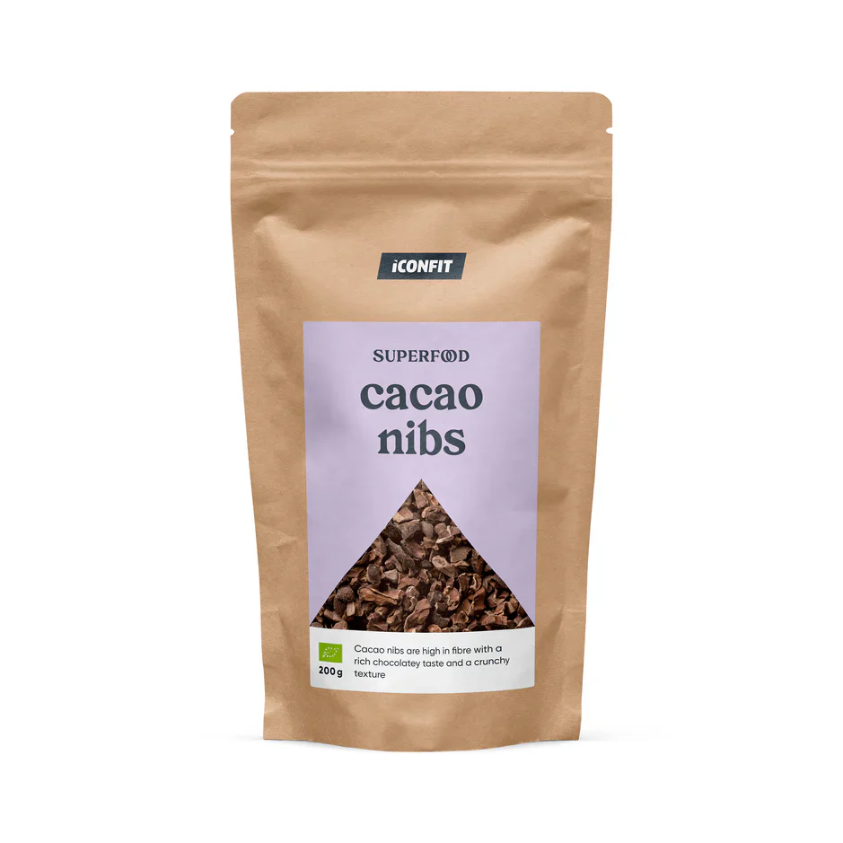 ICONFIT Luomu Raaka Kaakaonibsit 200 g