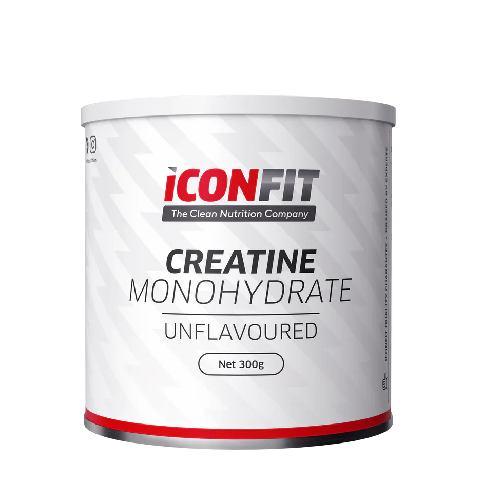 ICONFIT Mikronisoitu Kreatiinimonohydraatti 300 g, Maustamaton