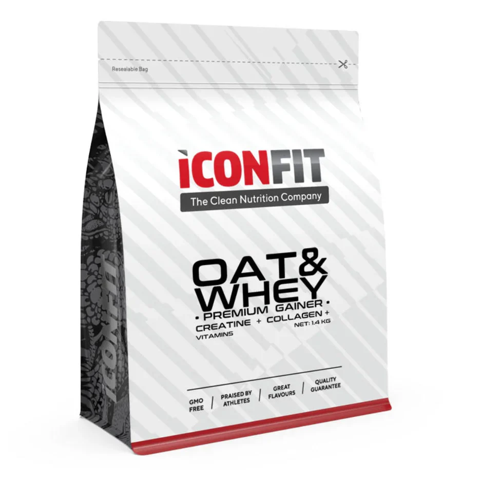 ICONFIT OAT&Whey Premium Gainer, Suklaa 1.4 kg