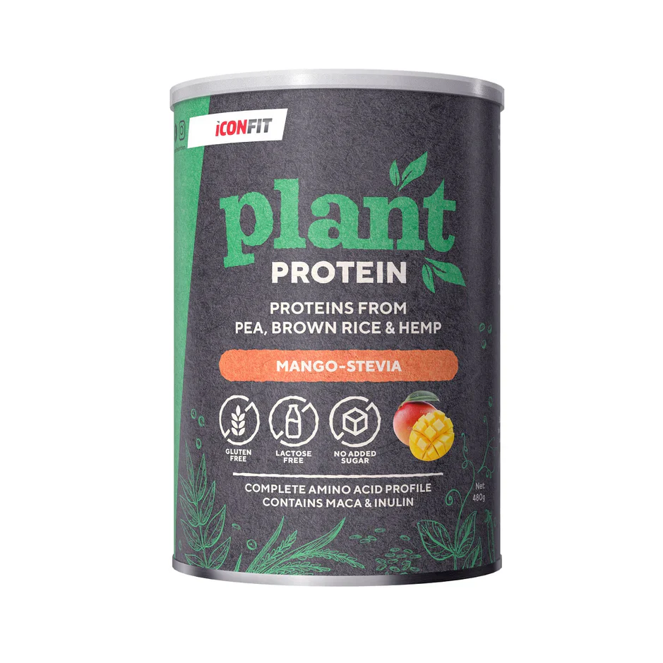 ICONFIT Plant Protein - Mango 480 g (stevialla makeutettu)