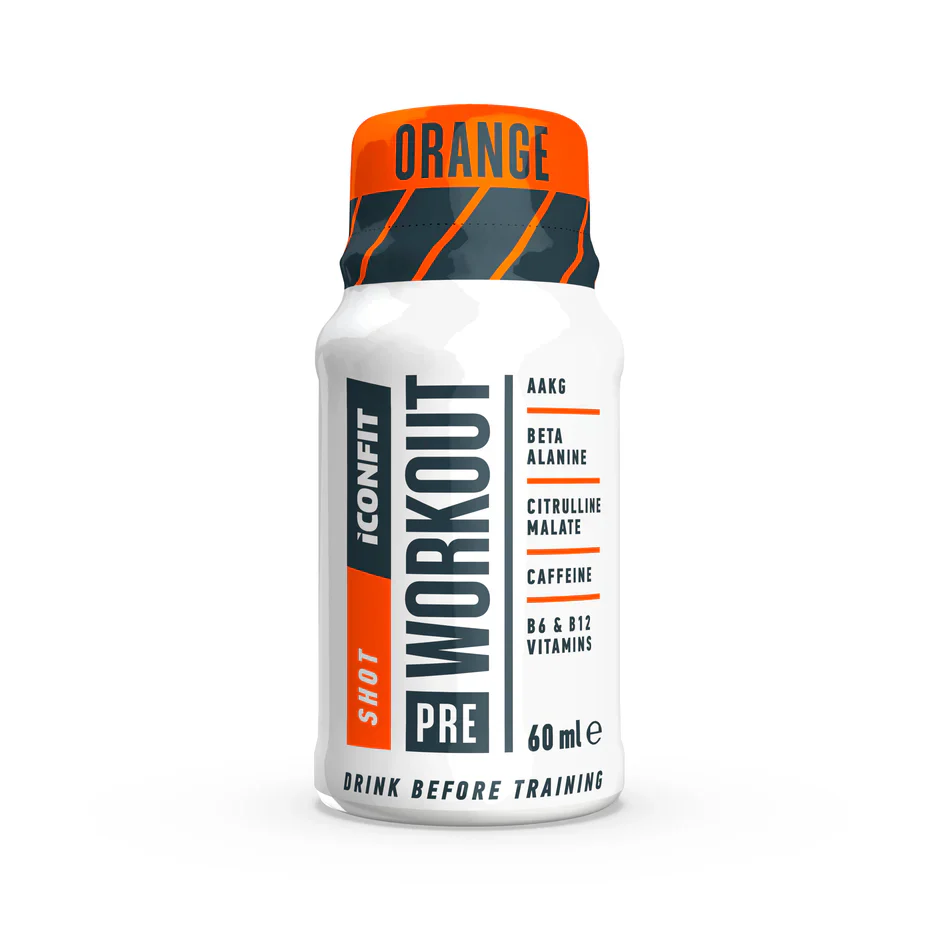 ICONFIT Pre Workout Shot Appelsiini 60 ml