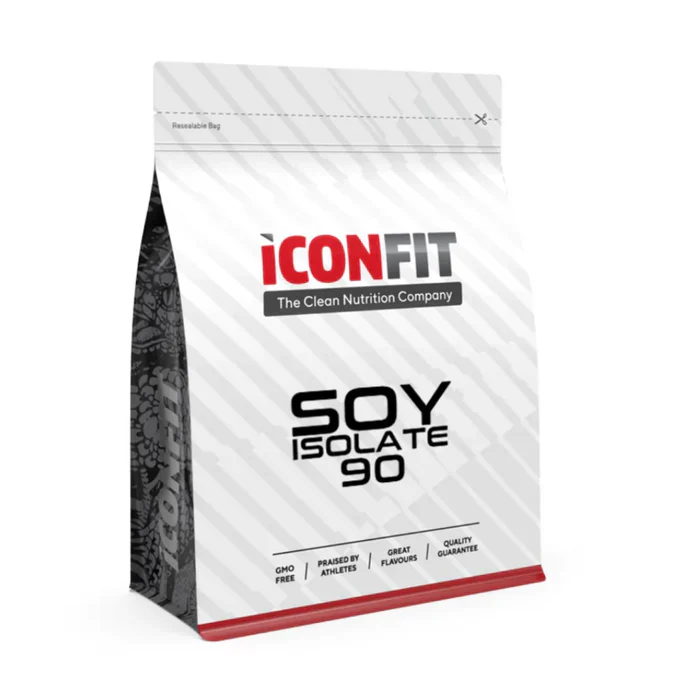 ICONFIT Soijaproteiini-isolaatti 90, Maustamaton (soijaproteiini 90 %)