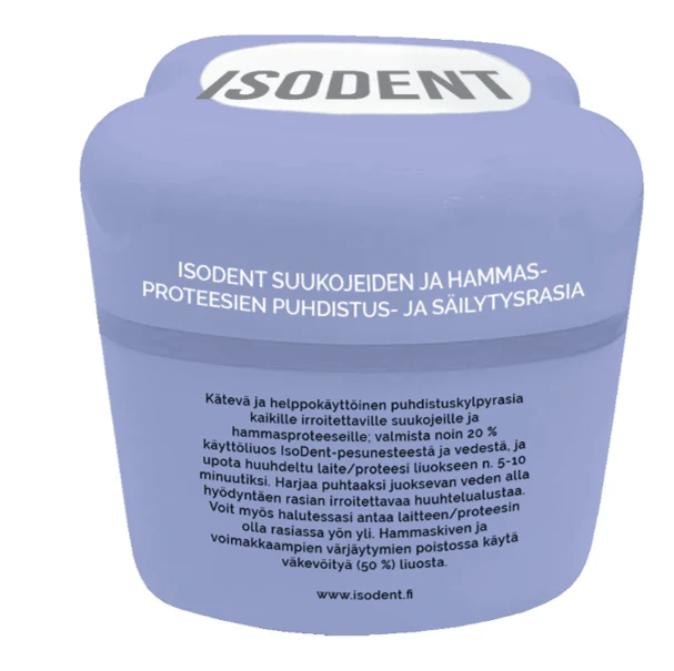 Isodent Puhdistus- Ja Säilytysrasia Suukojeet Ja Hammasproteesit