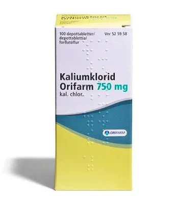 Kaliumklorid Orifarm 750 mg Depottabl - Image 4