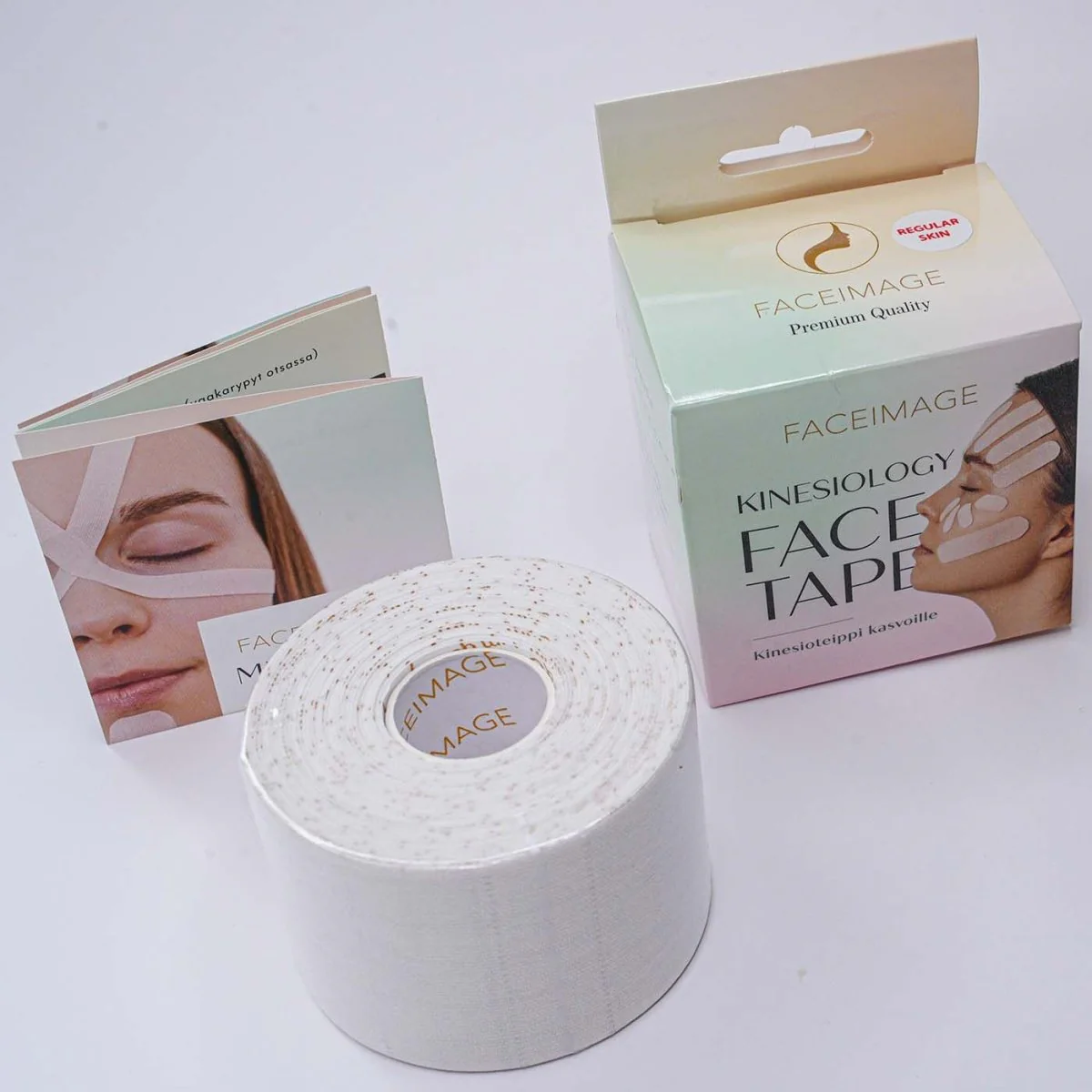 Faceimage Kasvokinesioteippi Regular 5cmx5m 1 rll - Image 3