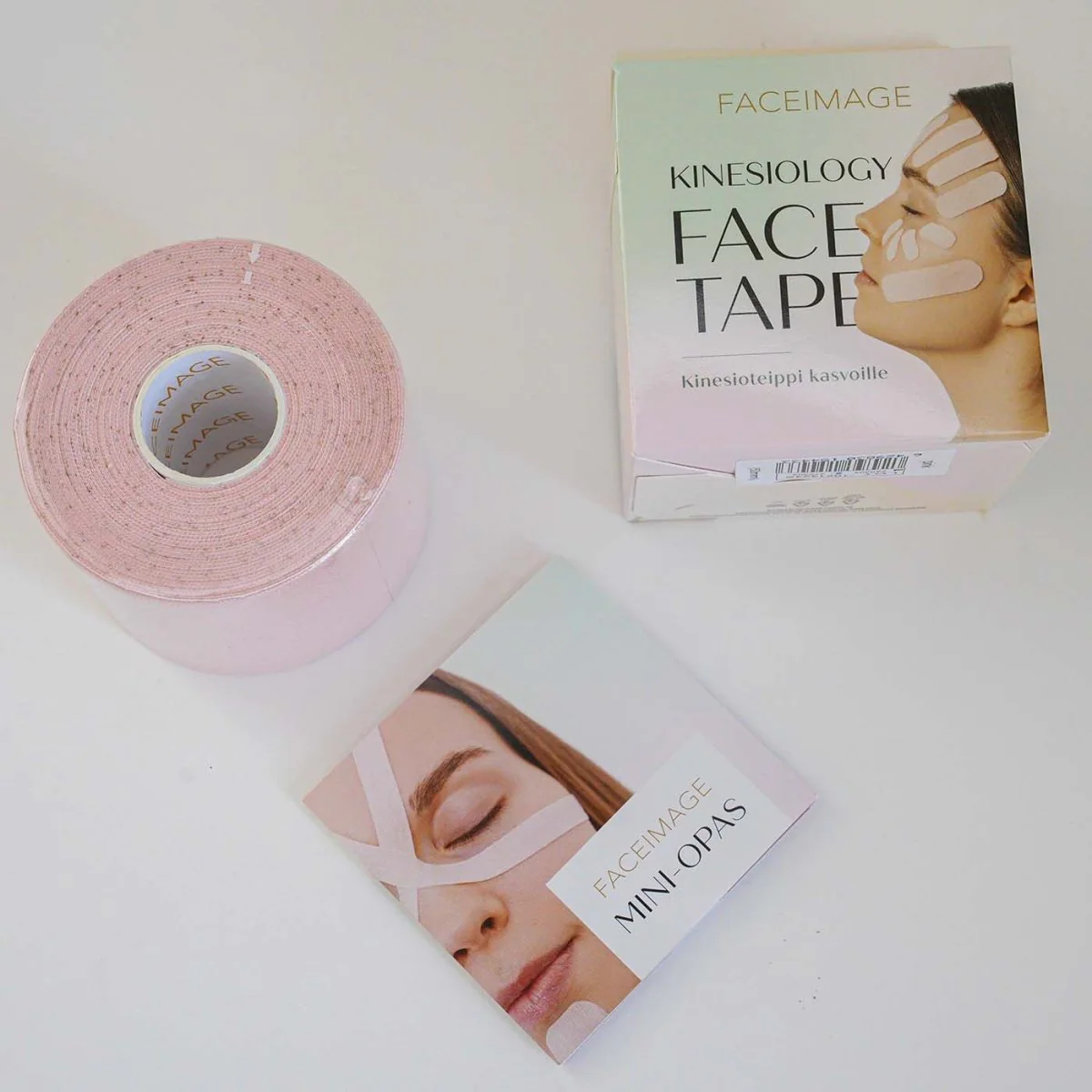 Faceimage Kasvokinesioteippi Sensitive 5cmx5m 1 rll - Image 3
