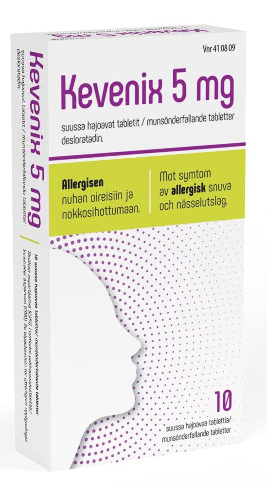 Kevenix 5 mg Tabl, Suussa Hajoava