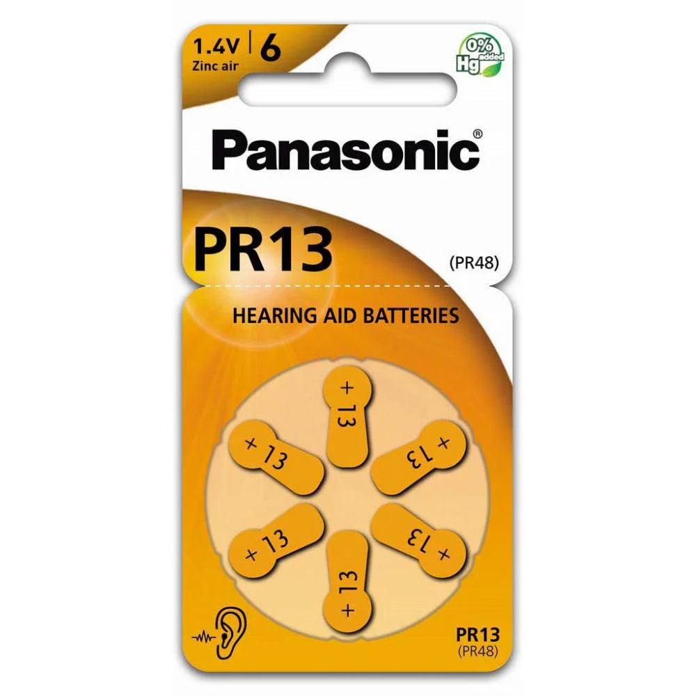 Kuulokojeparisto Panasonic Pr13
