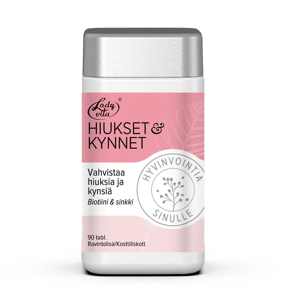Ladyvita Hiukset & Kynnet (Biotiini, Sinkki & Kupari)