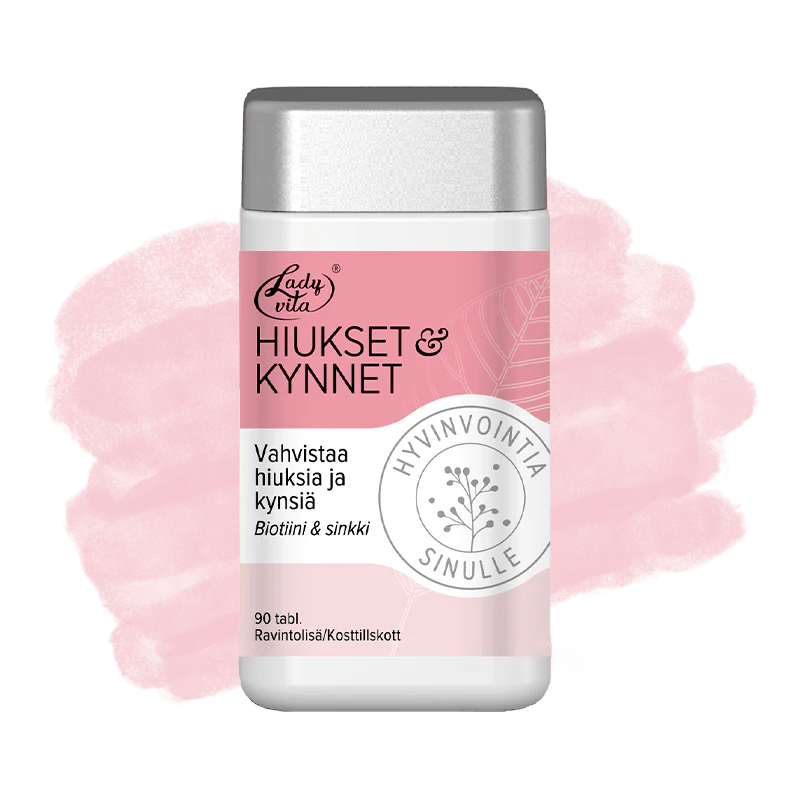 Ladyvita Hiukset & Kynnet (Biotiini, Sinkki & Kupari) - Image 2