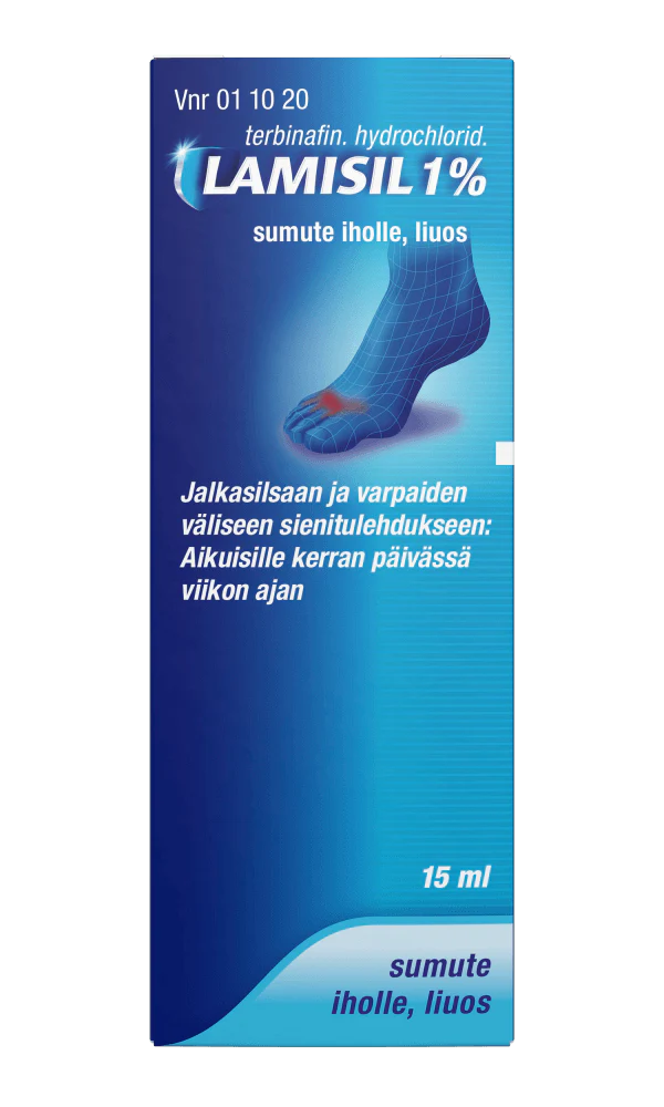 Lamisil 10 mg/ml Sumute Iholle, Liuos