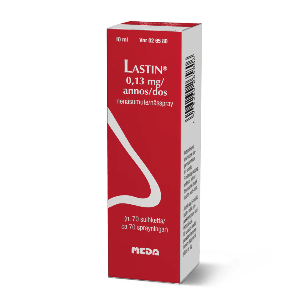 Lastin 0,9 mg/ml Nenäsumute, Liuos