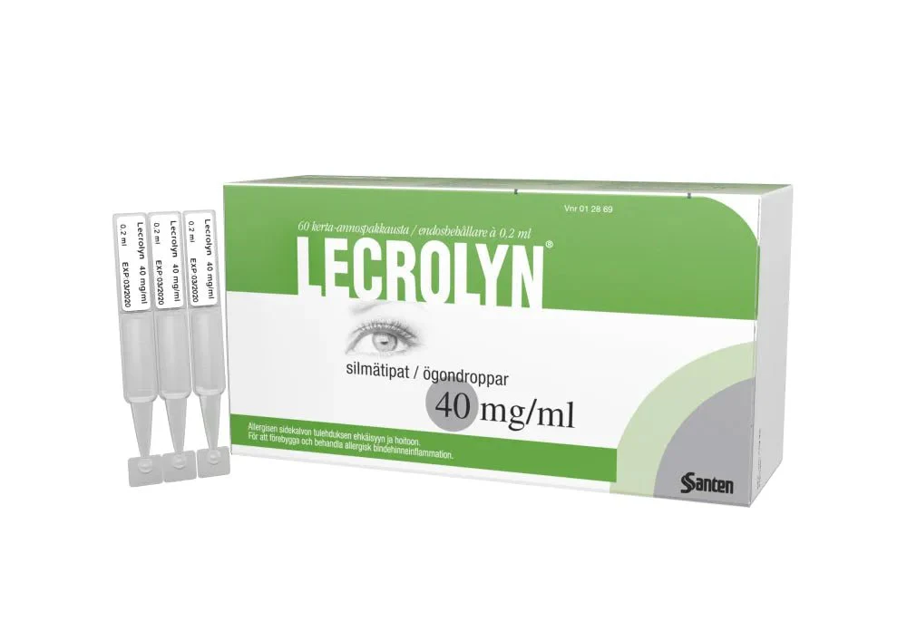 Lecrolyn 40 mg/ml Silmätipat, Liuos, Kerta-Annospakkaus - Image 3