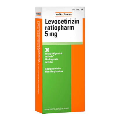 Levocetirizin Ratiopharm 5 mg Tabletti, Kalvopäällysteinen - Image 2