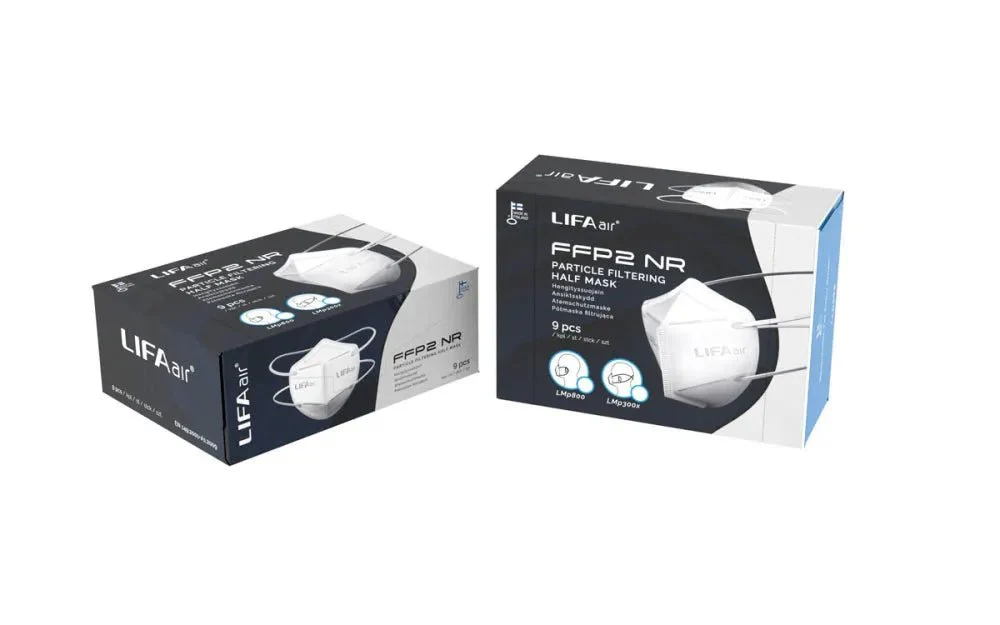 Lifa-Air Ffp2 Hengityksensuojain Musta - Image 2