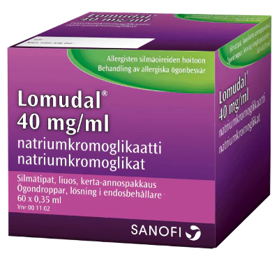 Lomudal 40 mg/ml Silmätipat, Liuos, Kerta-Annospakkaus - Image 2