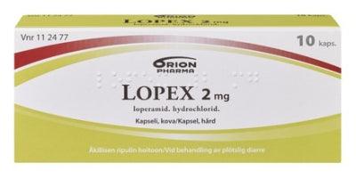 Lopex 2 mg Kaps, Kova