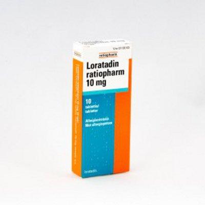 Loratadin Ratiopharm 10 mg Tabletti