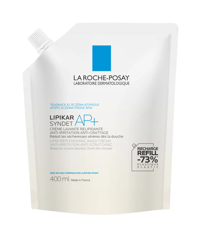 La Roche-Posay Lipikar Syndet AP+ -täyttöpakkaus 400 ml