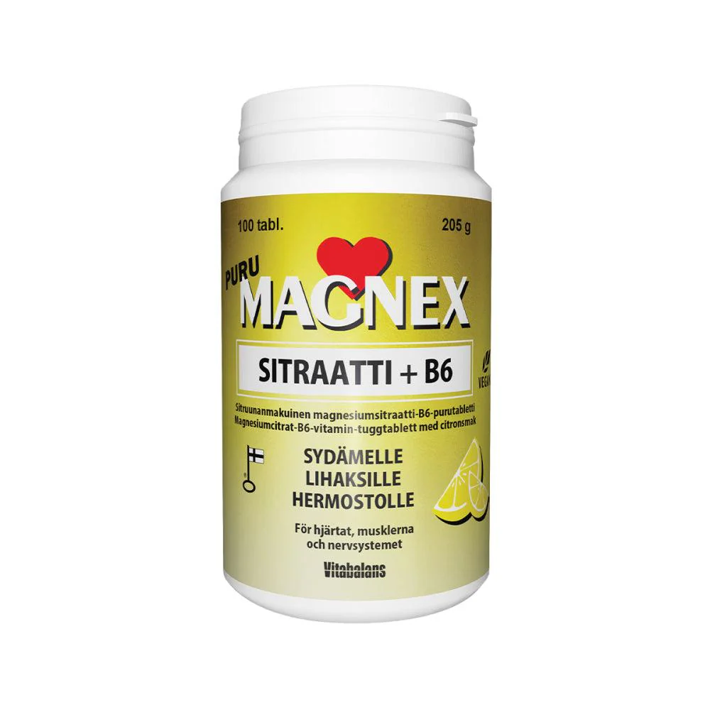 Magnex Sitraatti 375 mg + B6 Puru - Image 2