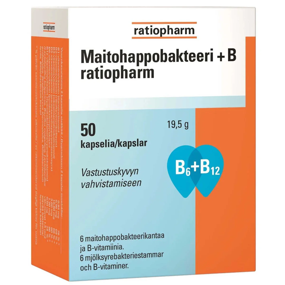 Maitohappobakteeri + B Ratiopharm - Image 2