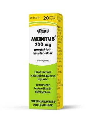 Meditus 200 mg Poretabl