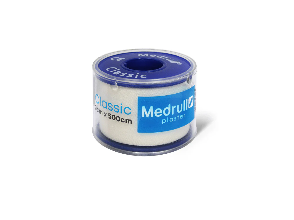 Medrull Classic Kiinnelaastari Valkoinen 3cm x 500cm