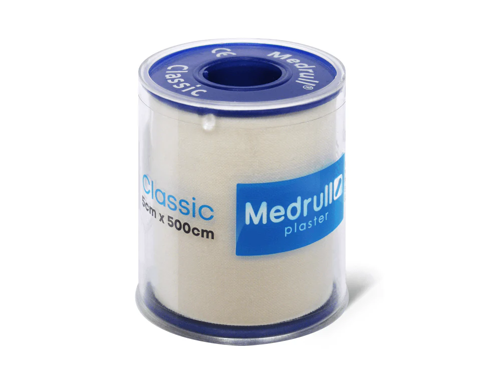 Medrull Classic Kiinnelaastari Valkoinen 5cm x 500cm