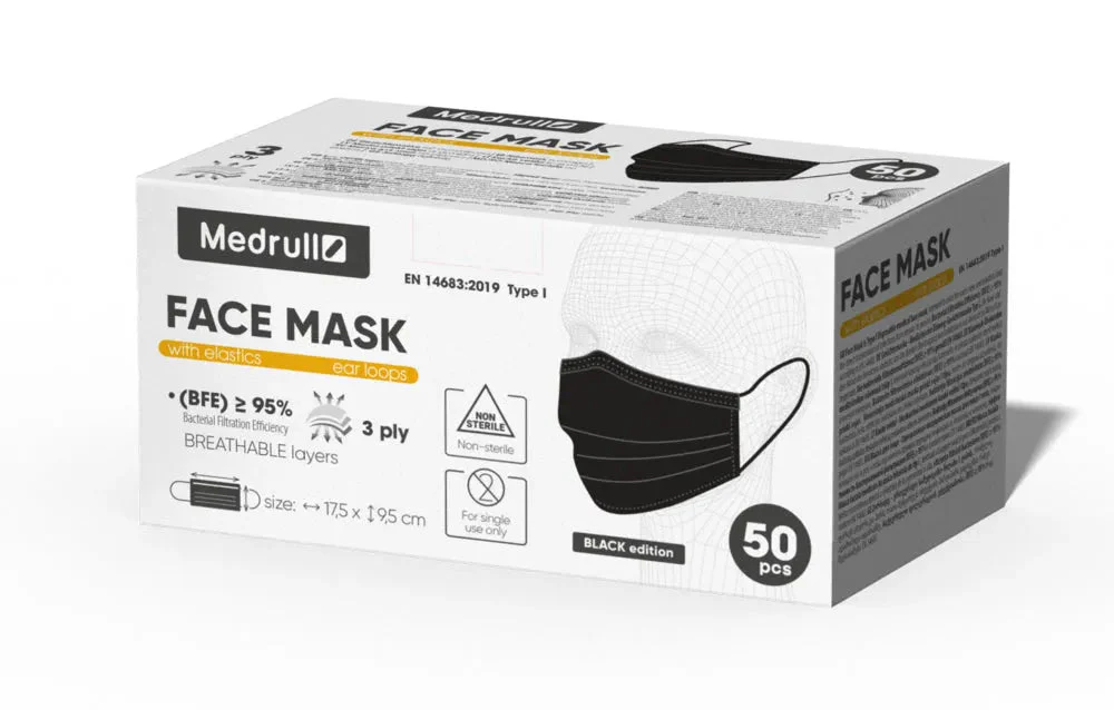 Medrull Face Mask Kirurginen Kasvonsuoja - Image 2